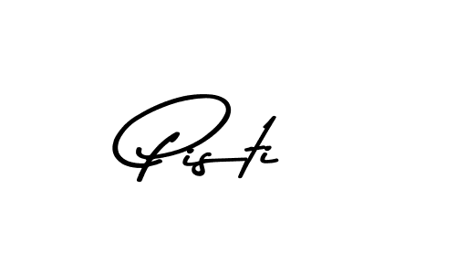 Design your own signature with our free online signature maker. With this signature software, you can create a handwritten (Asem Kandis PERSONAL USE) signature for name Pisti. Pisti signature style 9 images and pictures png