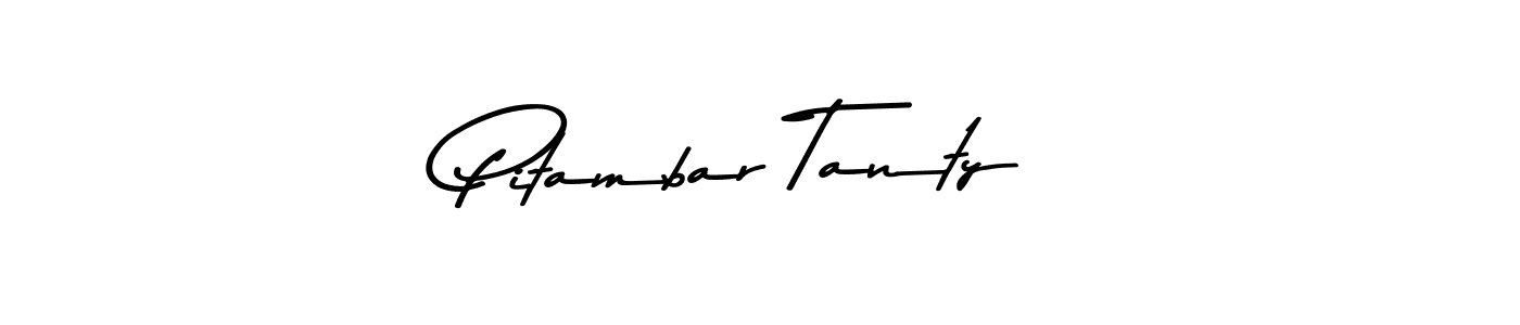 Similarly Asem Kandis PERSONAL USE is the best handwritten signature design. Signature creator online .You can use it as an online autograph creator for name Pitambar Tanty. Pitambar Tanty signature style 9 images and pictures png