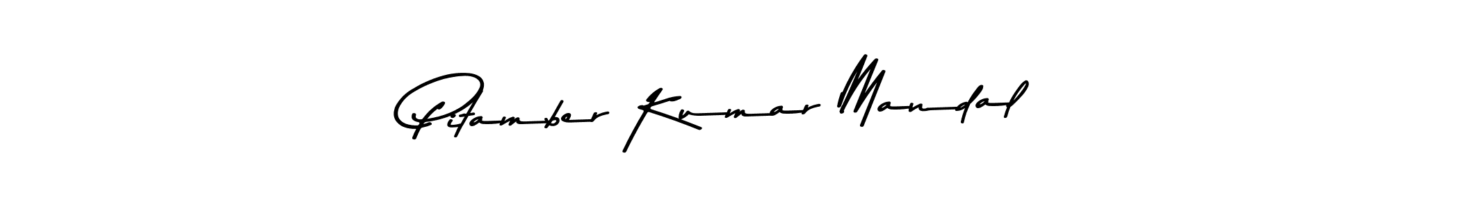 Make a beautiful signature design for name Pitamber Kumar Mandal. Use this online signature maker to create a handwritten signature for free. Pitamber Kumar Mandal signature style 9 images and pictures png