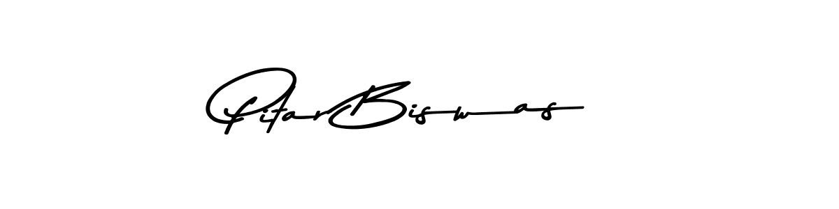 Design your own signature with our free online signature maker. With this signature software, you can create a handwritten (Asem Kandis PERSONAL USE) signature for name Pitar Biswas. Pitar Biswas signature style 9 images and pictures png