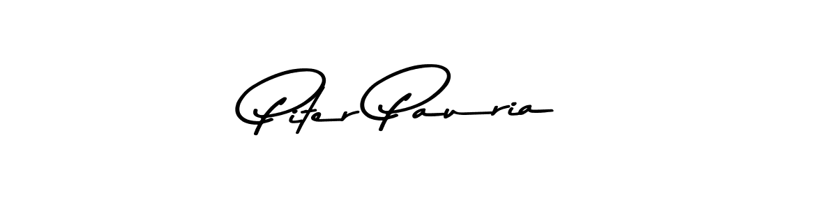 Create a beautiful signature design for name Piter Pauria. With this signature (Asem Kandis PERSONAL USE) fonts, you can make a handwritten signature for free. Piter Pauria signature style 9 images and pictures png