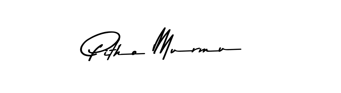 The best way (Asem Kandis PERSONAL USE) to make a short signature is to pick only two or three words in your name. The name Pitho Murmu include a total of six letters. For converting this name. Pitho Murmu signature style 9 images and pictures png