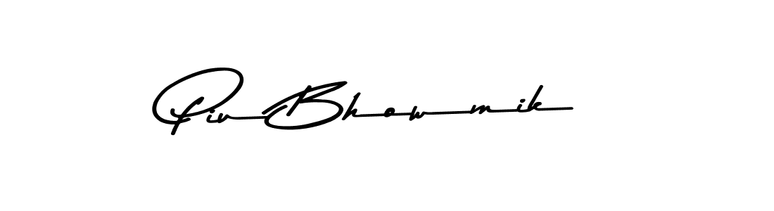 Similarly Asem Kandis PERSONAL USE is the best handwritten signature design. Signature creator online .You can use it as an online autograph creator for name Piu Bhowmik. Piu Bhowmik signature style 9 images and pictures png
