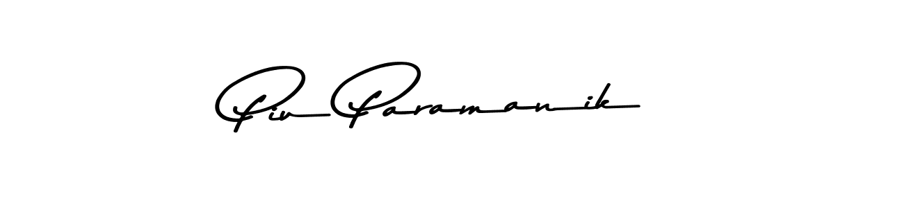Similarly Asem Kandis PERSONAL USE is the best handwritten signature design. Signature creator online .You can use it as an online autograph creator for name Piu Paramanik. Piu Paramanik signature style 9 images and pictures png
