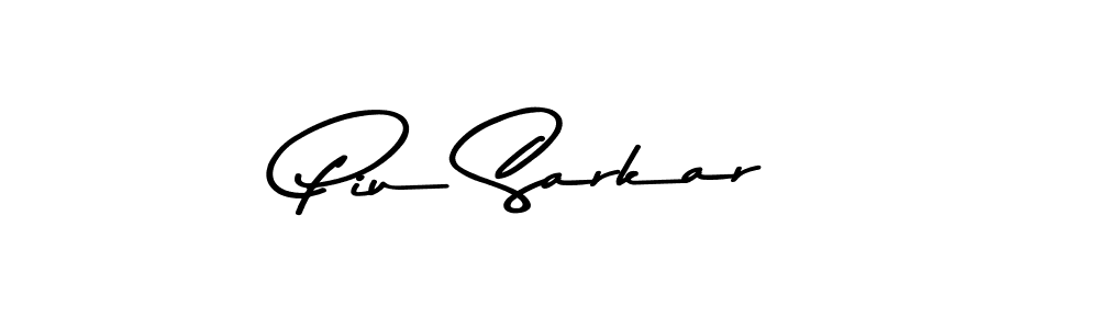 Use a signature maker to create a handwritten signature online. With this signature software, you can design (Asem Kandis PERSONAL USE) your own signature for name Piu Sarkar. Piu Sarkar signature style 9 images and pictures png