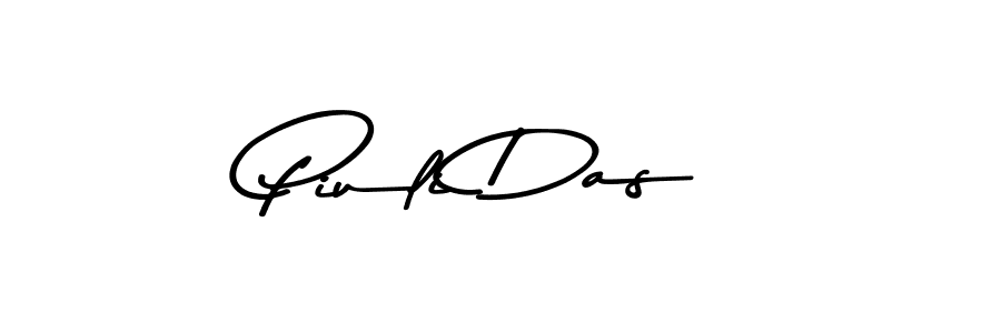 Create a beautiful signature design for name Piuli Das. With this signature (Asem Kandis PERSONAL USE) fonts, you can make a handwritten signature for free. Piuli Das signature style 9 images and pictures png