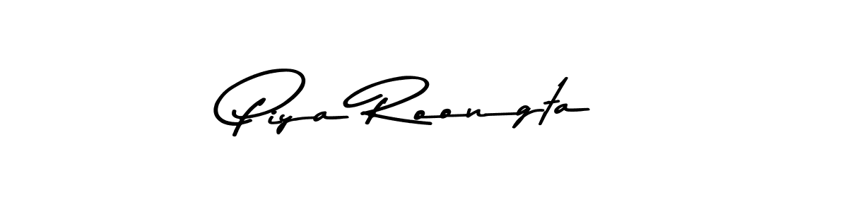 Similarly Asem Kandis PERSONAL USE is the best handwritten signature design. Signature creator online .You can use it as an online autograph creator for name Piya Roongta. Piya Roongta signature style 9 images and pictures png