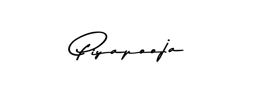 How to make Piyapooja signature? Asem Kandis PERSONAL USE is a professional autograph style. Create handwritten signature for Piyapooja name. Piyapooja signature style 9 images and pictures png