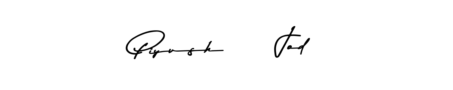 How to make Piyush      Jod signature? Asem Kandis PERSONAL USE is a professional autograph style. Create handwritten signature for Piyush      Jod name. Piyush      Jod signature style 9 images and pictures png