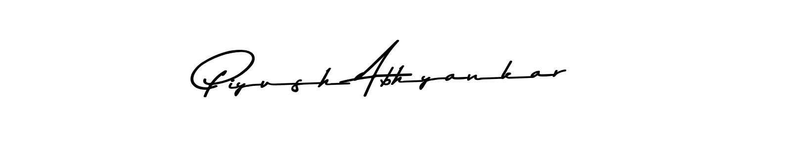 Use a signature maker to create a handwritten signature online. With this signature software, you can design (Asem Kandis PERSONAL USE) your own signature for name Piyush Abhyankar. Piyush Abhyankar signature style 9 images and pictures png