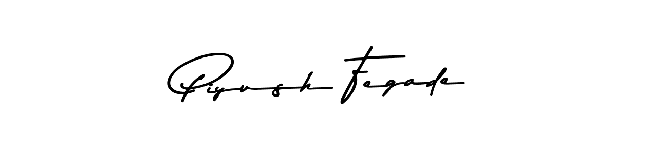 Here are the top 10 professional signature styles for the name Piyush Fegade. These are the best autograph styles you can use for your name. Piyush Fegade signature style 9 images and pictures png