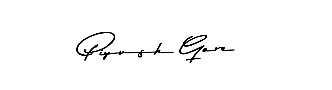 Similarly Asem Kandis PERSONAL USE is the best handwritten signature design. Signature creator online .You can use it as an online autograph creator for name Piyush Gore. Piyush Gore signature style 9 images and pictures png