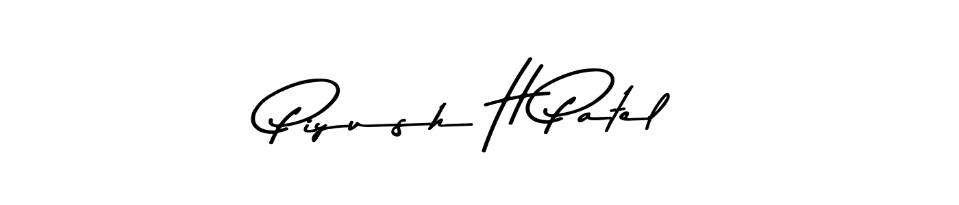Also we have Piyush H Patel name is the best signature style. Create professional handwritten signature collection using Asem Kandis PERSONAL USE autograph style. Piyush H Patel signature style 9 images and pictures png