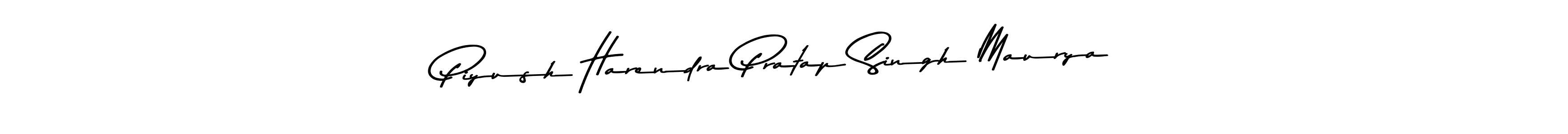 Also You can easily find your signature by using the search form. We will create Piyush Harendra Pratap Singh Maurya name handwritten signature images for you free of cost using Asem Kandis PERSONAL USE sign style. Piyush Harendra Pratap Singh Maurya signature style 9 images and pictures png