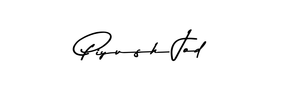 Piyush Jod stylish signature style. Best Handwritten Sign (Asem Kandis PERSONAL USE) for my name. Handwritten Signature Collection Ideas for my name Piyush Jod. Piyush Jod signature style 9 images and pictures png