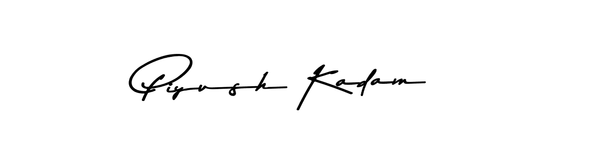 How to make Piyush Kadam signature? Asem Kandis PERSONAL USE is a professional autograph style. Create handwritten signature for Piyush Kadam name. Piyush Kadam signature style 9 images and pictures png