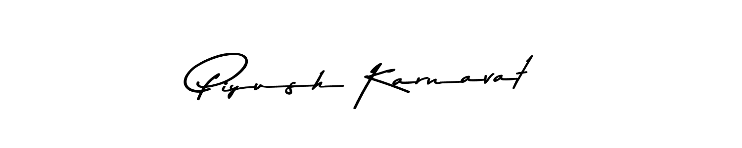 Also we have Piyush Karnavat name is the best signature style. Create professional handwritten signature collection using Asem Kandis PERSONAL USE autograph style. Piyush Karnavat signature style 9 images and pictures png