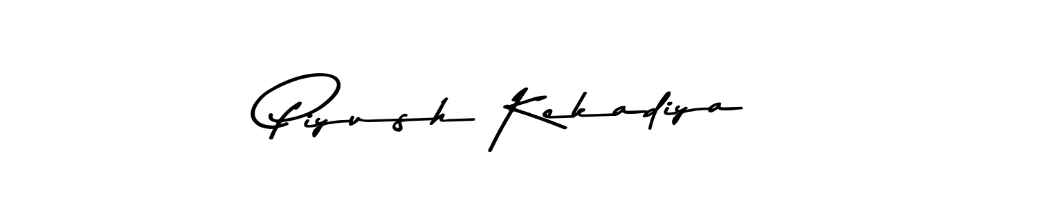 Make a beautiful signature design for name Piyush Kekadiya. Use this online signature maker to create a handwritten signature for free. Piyush Kekadiya signature style 9 images and pictures png