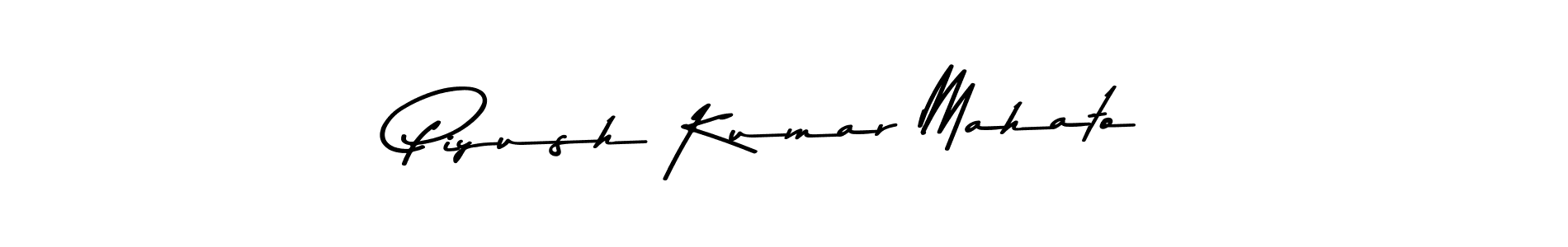 Asem Kandis PERSONAL USE is a professional signature style that is perfect for those who want to add a touch of class to their signature. It is also a great choice for those who want to make their signature more unique. Get Piyush Kumar Mahato name to fancy signature for free. Piyush Kumar Mahato signature style 9 images and pictures png