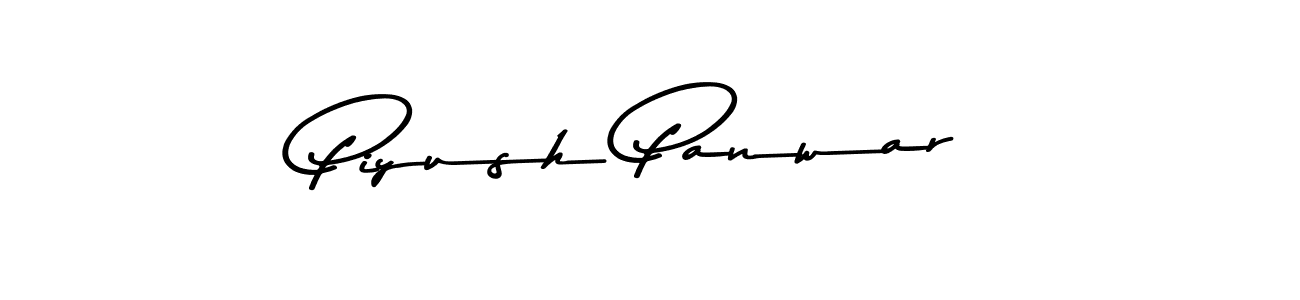 Design your own signature with our free online signature maker. With this signature software, you can create a handwritten (Asem Kandis PERSONAL USE) signature for name Piyush Panwar. Piyush Panwar signature style 9 images and pictures png