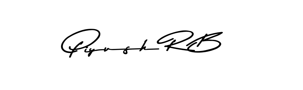 Here are the top 10 professional signature styles for the name Piyush R B. These are the best autograph styles you can use for your name. Piyush R B signature style 9 images and pictures png