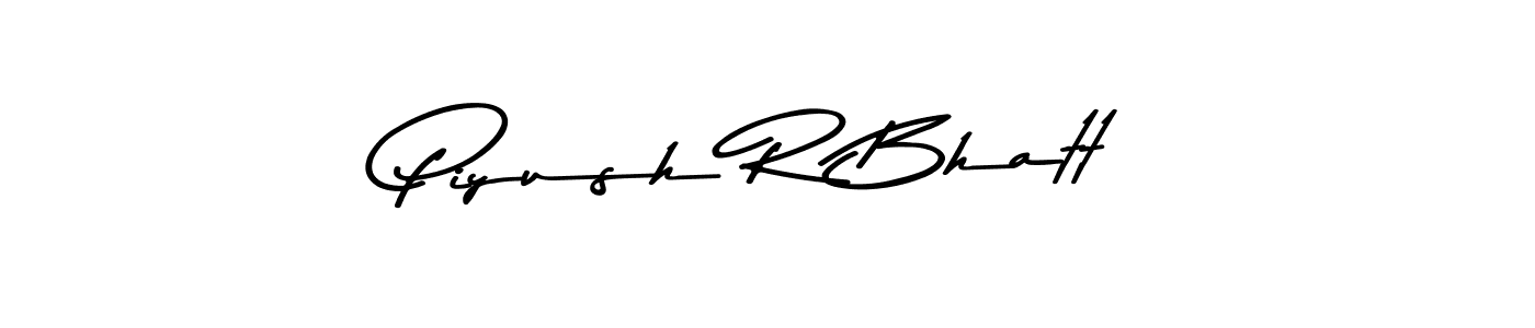 You should practise on your own different ways (Asem Kandis PERSONAL USE) to write your name (Piyush R Bhatt) in signature. don't let someone else do it for you. Piyush R Bhatt signature style 9 images and pictures png