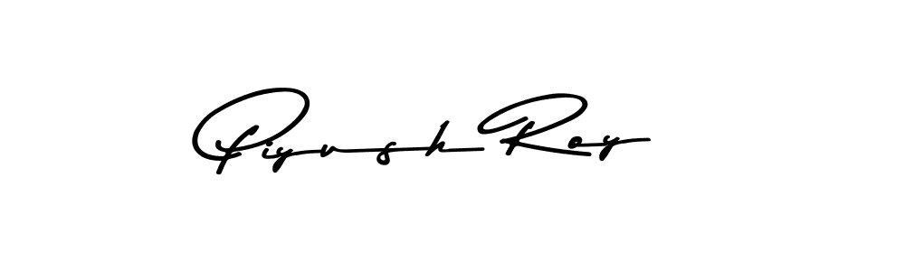 How to make Piyush Roy name signature. Use Asem Kandis PERSONAL USE style for creating short signs online. This is the latest handwritten sign. Piyush Roy signature style 9 images and pictures png