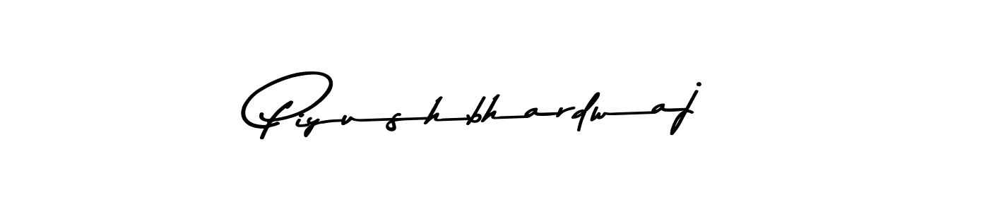 How to make Piyushbhardwaj name signature. Use Asem Kandis PERSONAL USE style for creating short signs online. This is the latest handwritten sign. Piyushbhardwaj signature style 9 images and pictures png
