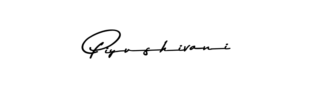 Create a beautiful signature design for name Piyushivani. With this signature (Asem Kandis PERSONAL USE) fonts, you can make a handwritten signature for free. Piyushivani signature style 9 images and pictures png
