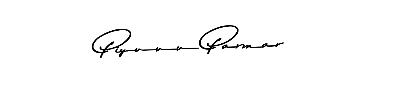 You should practise on your own different ways (Asem Kandis PERSONAL USE) to write your name (Piyuuu Parmar) in signature. don't let someone else do it for you. Piyuuu Parmar signature style 9 images and pictures png