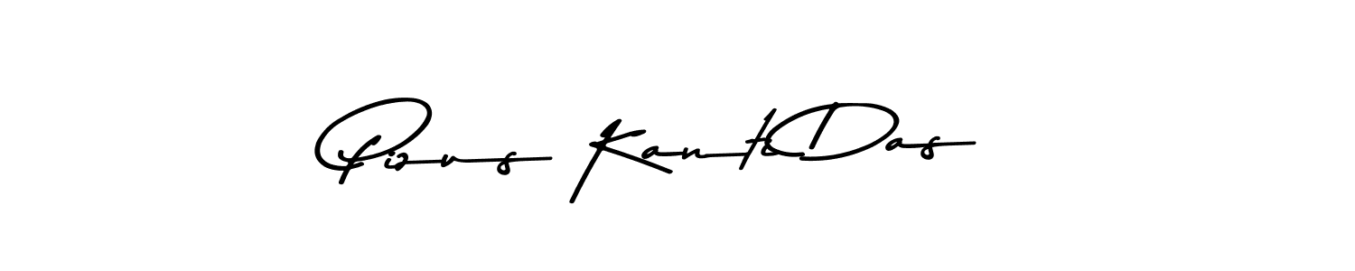 Create a beautiful signature design for name Pizus Kanti Das. With this signature (Asem Kandis PERSONAL USE) fonts, you can make a handwritten signature for free. Pizus Kanti Das signature style 9 images and pictures png