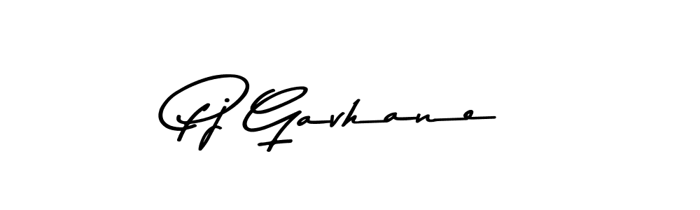 Similarly Asem Kandis PERSONAL USE is the best handwritten signature design. Signature creator online .You can use it as an online autograph creator for name Pj Gavhane. Pj Gavhane signature style 9 images and pictures png
