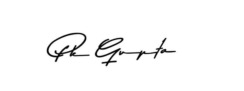 You should practise on your own different ways (Asem Kandis PERSONAL USE) to write your name (Pk Gupta) in signature. don't let someone else do it for you. Pk Gupta signature style 9 images and pictures png