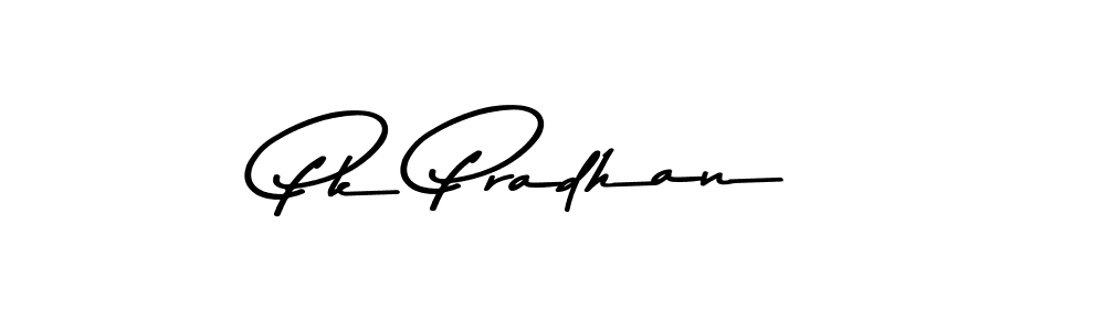 Design your own signature with our free online signature maker. With this signature software, you can create a handwritten (Asem Kandis PERSONAL USE) signature for name Pk Pradhan. Pk Pradhan signature style 9 images and pictures png