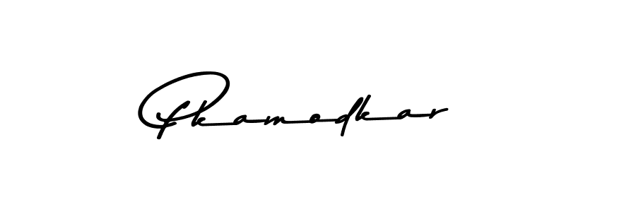 Design your own signature with our free online signature maker. With this signature software, you can create a handwritten (Asem Kandis PERSONAL USE) signature for name Pkamodkar. Pkamodkar signature style 9 images and pictures png