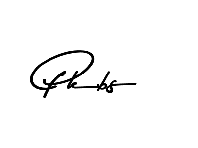Create a beautiful signature design for name Pkbs. With this signature (Asem Kandis PERSONAL USE) fonts, you can make a handwritten signature for free. Pkbs signature style 9 images and pictures png