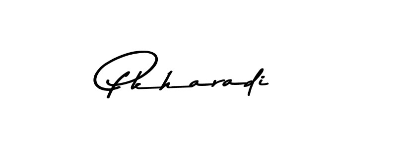Create a beautiful signature design for name Pkharadi. With this signature (Asem Kandis PERSONAL USE) fonts, you can make a handwritten signature for free. Pkharadi signature style 9 images and pictures png