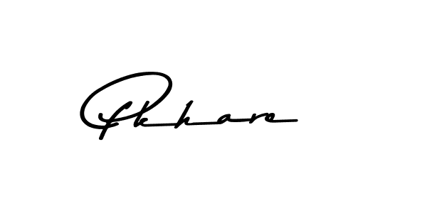 The best way (Asem Kandis PERSONAL USE) to make a short signature is to pick only two or three words in your name. The name Pkhare include a total of six letters. For converting this name. Pkhare signature style 9 images and pictures png