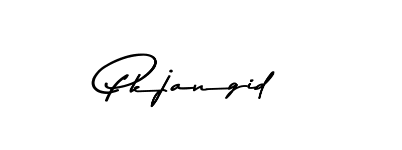 Use a signature maker to create a handwritten signature online. With this signature software, you can design (Asem Kandis PERSONAL USE) your own signature for name Pkjangid. Pkjangid signature style 9 images and pictures png