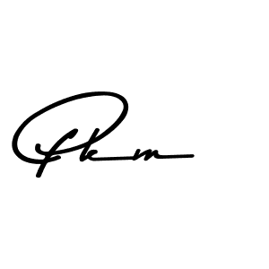 Create a beautiful signature design for name Pkm. With this signature (Asem Kandis PERSONAL USE) fonts, you can make a handwritten signature for free. Pkm signature style 9 images and pictures png