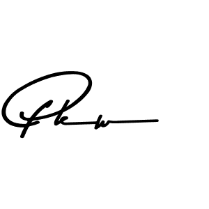 Create a beautiful signature design for name Pkw. With this signature (Asem Kandis PERSONAL USE) fonts, you can make a handwritten signature for free. Pkw signature style 9 images and pictures png