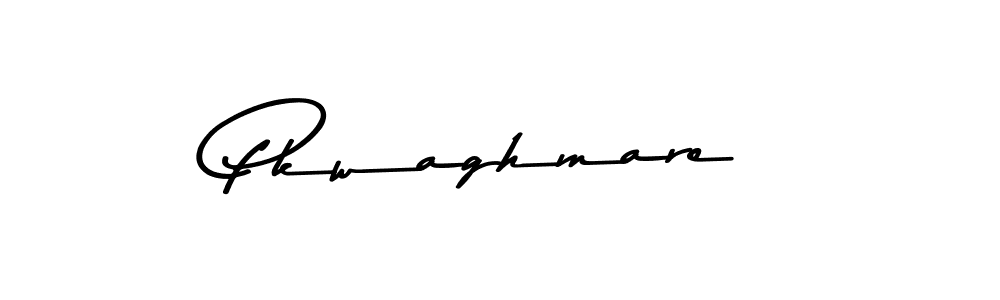 The best way (Asem Kandis PERSONAL USE) to make a short signature is to pick only two or three words in your name. The name Pkwaghmare include a total of six letters. For converting this name. Pkwaghmare signature style 9 images and pictures png