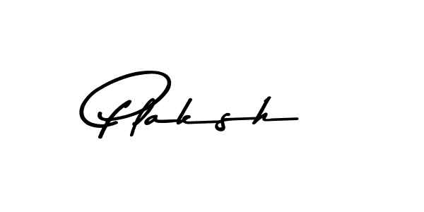Similarly Asem Kandis PERSONAL USE is the best handwritten signature design. Signature creator online .You can use it as an online autograph creator for name Plaksh. Plaksh signature style 9 images and pictures png