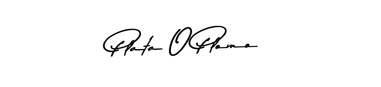 Design your own signature with our free online signature maker. With this signature software, you can create a handwritten (Asem Kandis PERSONAL USE) signature for name Plata O Plomo. Plata O Plomo signature style 9 images and pictures png