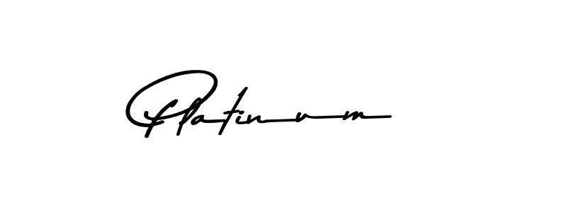 Create a beautiful signature design for name Platinum. With this signature (Asem Kandis PERSONAL USE) fonts, you can make a handwritten signature for free. Platinum signature style 9 images and pictures png