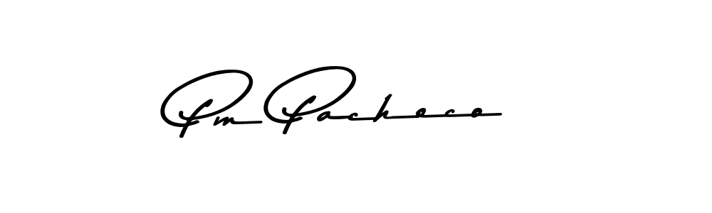 Make a beautiful signature design for name Pm Pacheco. Use this online signature maker to create a handwritten signature for free. Pm Pacheco signature style 9 images and pictures png