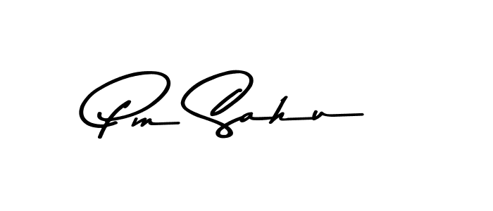 You should practise on your own different ways (Asem Kandis PERSONAL USE) to write your name (Pm Sahu) in signature. don't let someone else do it for you. Pm Sahu signature style 9 images and pictures png