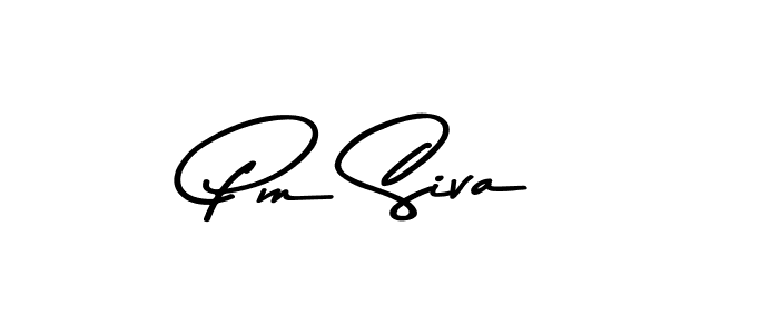 Also we have Pm Siva name is the best signature style. Create professional handwritten signature collection using Asem Kandis PERSONAL USE autograph style. Pm Siva signature style 9 images and pictures png