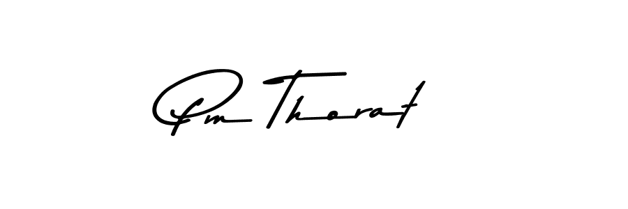 You should practise on your own different ways (Asem Kandis PERSONAL USE) to write your name (Pm Thorat) in signature. don't let someone else do it for you. Pm Thorat signature style 9 images and pictures png