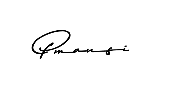 Use a signature maker to create a handwritten signature online. With this signature software, you can design (Asem Kandis PERSONAL USE) your own signature for name Pmansi. Pmansi signature style 9 images and pictures png